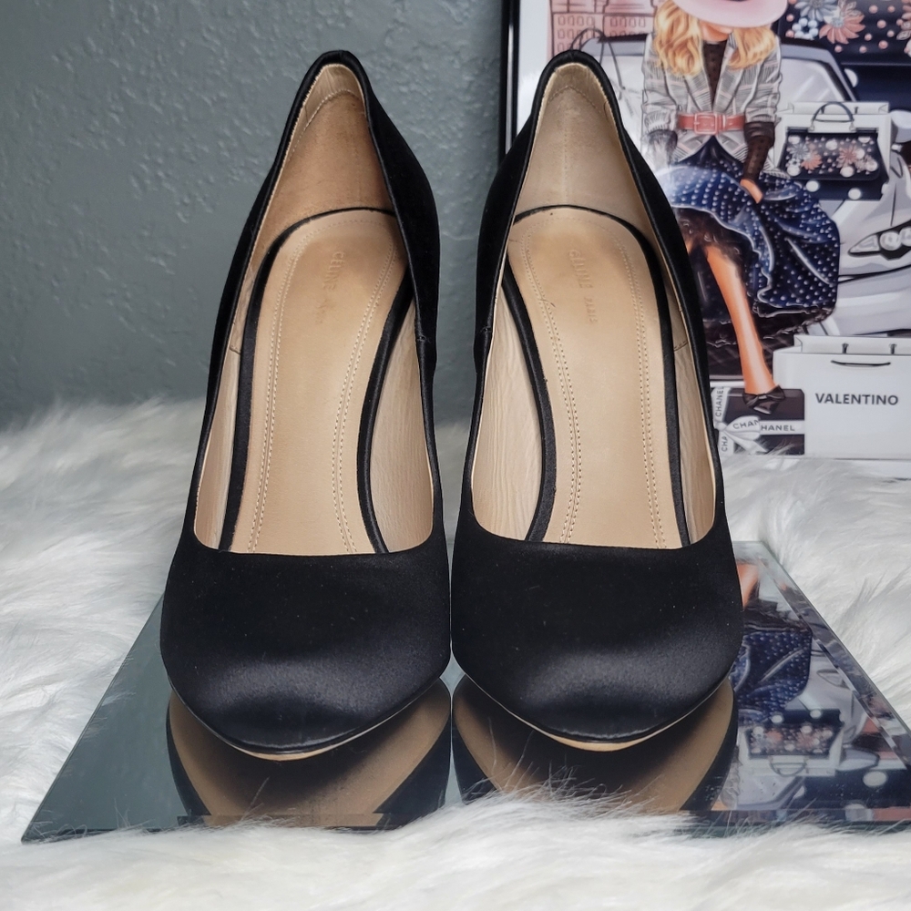 Céline Classic Satin Pumps Black EU 36.5